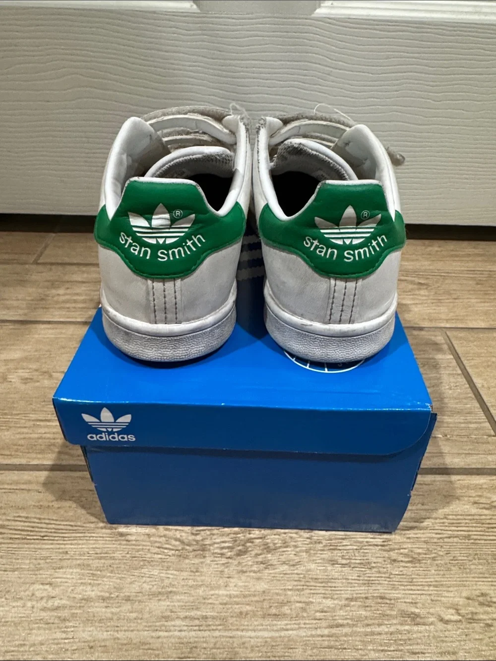 Adidas Original Kids Stan Smith CF Shoes (Size: 2)